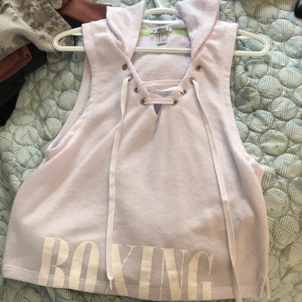 Workout sweater top